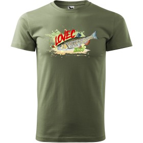 Pánské tričko pro rybáře Lovec jelců
