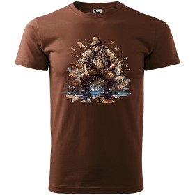 Pánské tričko pro rybáře Old fisherman