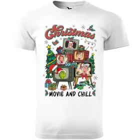 Pánské tričko Christmas Movie & Chill