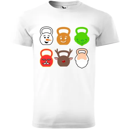 Pánské tričko Christmas Kettlebell