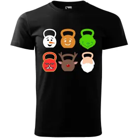 Pánské tričko Christmas Kettlebell