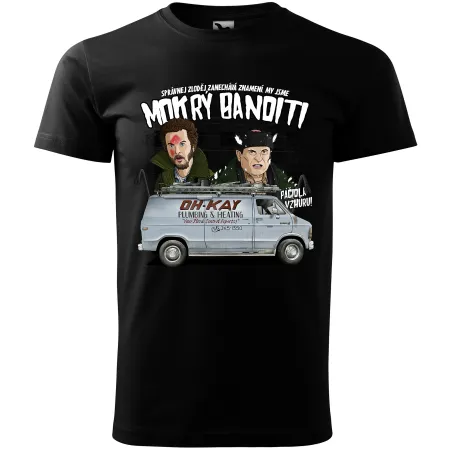 Pánské tričko Mokrý banditi (Sám doma)