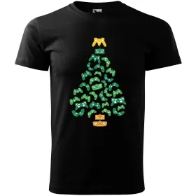 Pánské tričko Vánoční stromek - Gamer