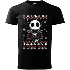 Pánské tričko Jack Skellington - Ugly sweater style