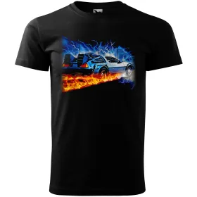 Pánské tričko Návrat do budoucnosti DeLorean 01