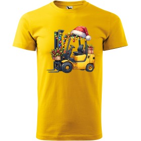 Pánské tričko Vánoční stroj - VZV