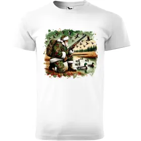 Pánské tričko Santa Lovec Camo