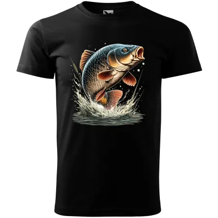 Pánské tričko pro rybáře s kaprem