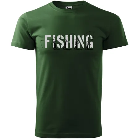 Pánské tričko pro rybáře s nápisem FISHING