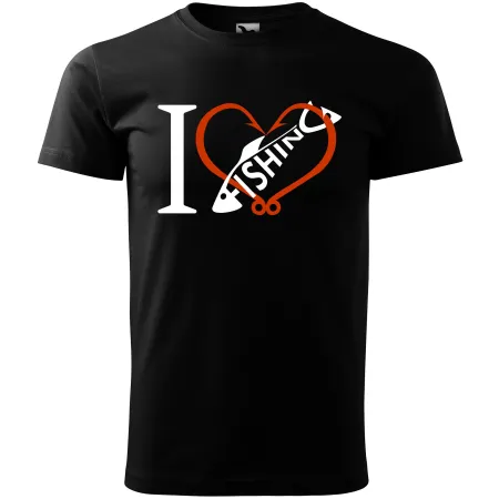 Pánské tričko pro rybáře I love fishing