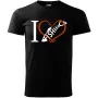Pánské tričko pro rybáře I love fishing
