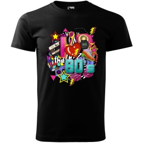 Pánské tričko I Love 80s