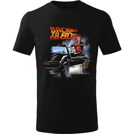 Pánské tričko Knight rider back to 80s