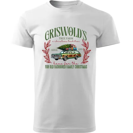 Pánské tričko Griswold tree farm 02