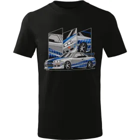 Pánské tričko 1999 Nissan Skyline GT-R R34 FF