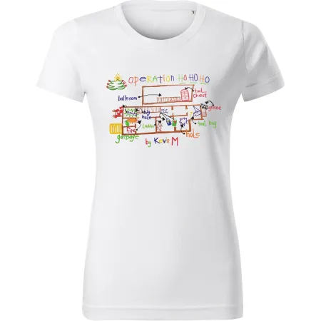 Dámské tričko Sám doma - Operace HoHoHo (Plánek)