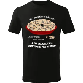 Pánské tričko Teplej jablkovej koláč