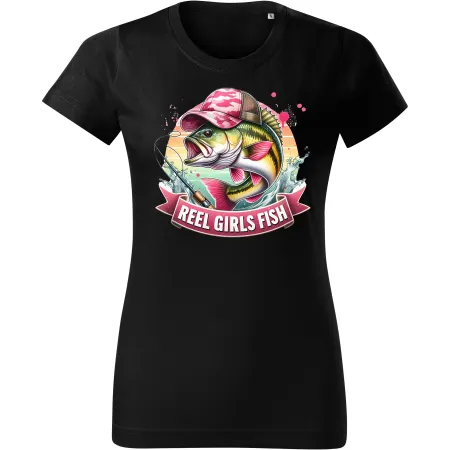 Dámské tričko pro rybářky Reel Girls Fish 02