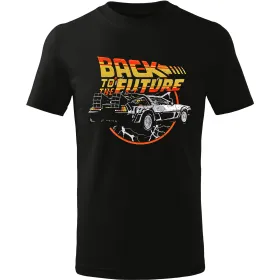 Pánské tričko Návrat do budoucnosti DeLorean 03
