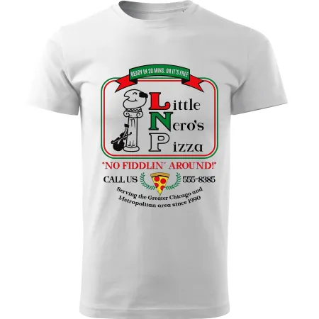 Pánské tričko Sám doma - Pizzerie Malý Nero