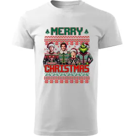 Pánské tričko Merry Christmas Movie Ugly sweater