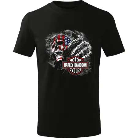 Pánské tričko Harley-Davidson Skull 01