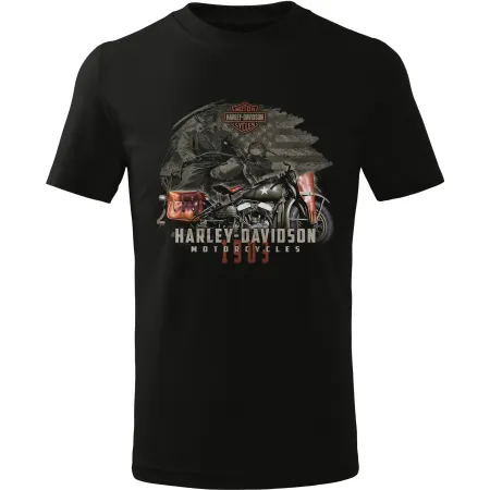 Pánské tričko Harley-Davidson Military 01