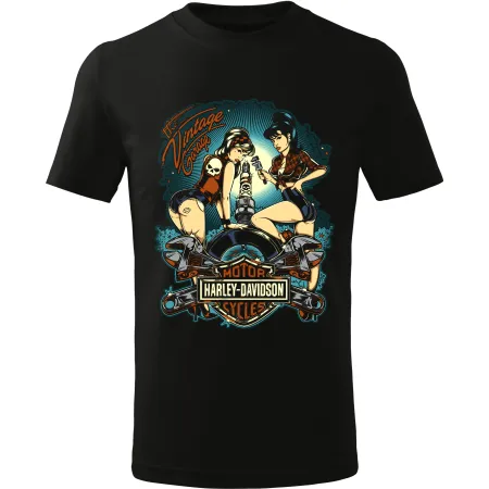 Pánské tričko Harley-Davidson Vintage garage