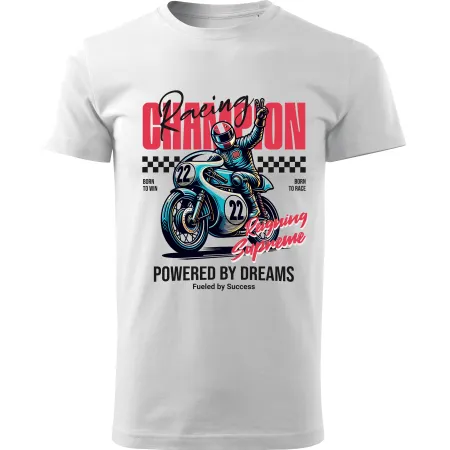Pánské motorkářské tričko Racing champion