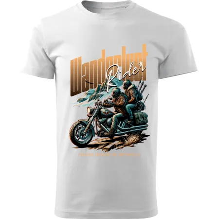 Pánské motorkářské tričko Wanderlust rider