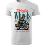 Pánské motorkářské tričko Wrinkles and wheels