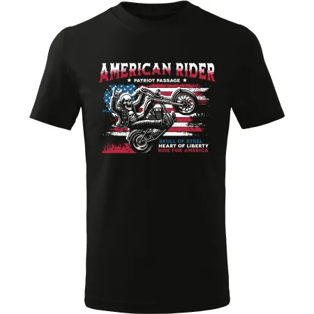 Pánské motorkářské tričko American rider