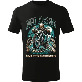 Pánské motorkářské tričko Bone breaker