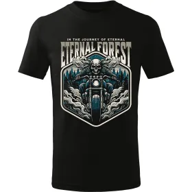 Pánské motorkářské tričko Eternal forest