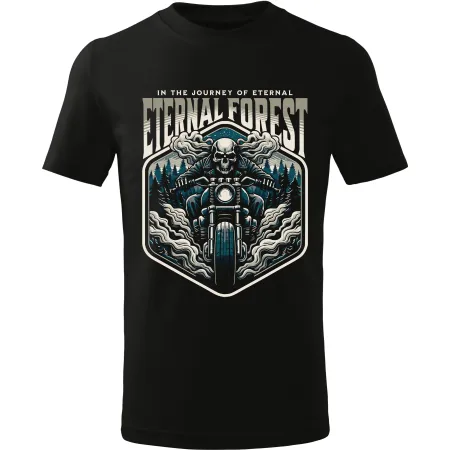 Pánské motorkářské tričko Eternal forest