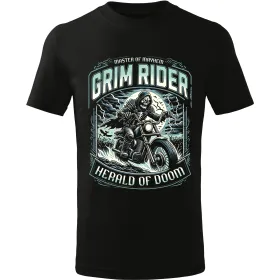 Pánské motorkářské tričko Grim rider 01