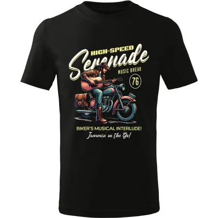 Pánské motorkářské tričko High speed serenade