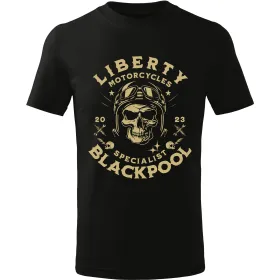 Pánské motorkářské tričko Liberty motorcycles