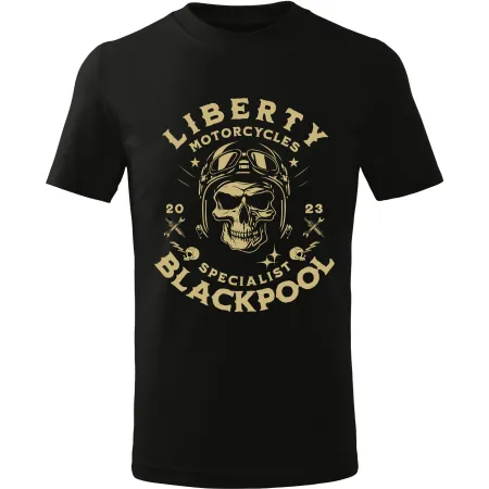 Pánské motorkářské tričko Liberty motorcycles