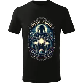 Pánské motorkářské tričko Night rider