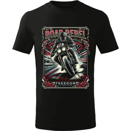 Pánské motorkářské tričko Road rebel