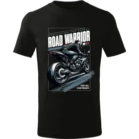 Pánské motorkářské tričko Road warrior 02