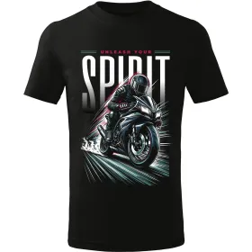 Pánské motorkářské tričko Unleash your spirit