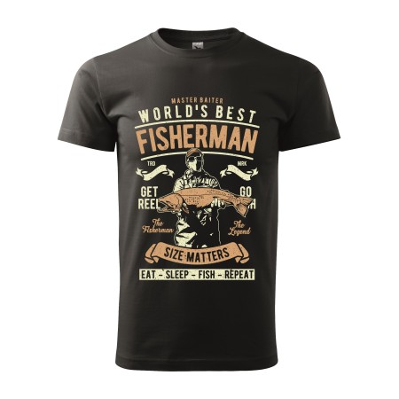 Pánské tričko Worlds Best Fisherman