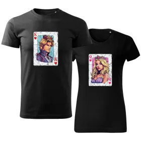 Trička pro páry King & Queen – Fairytale