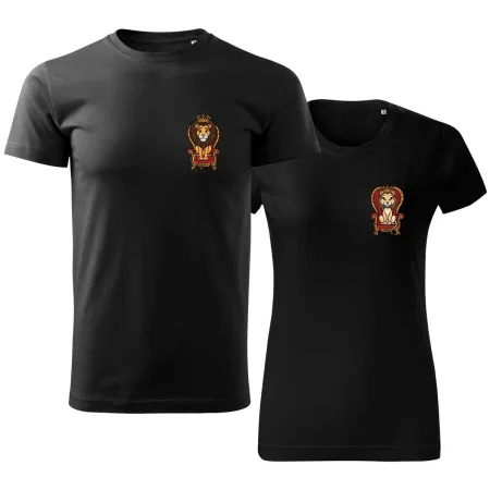 Trička pro páry King & Queen - Cute lions