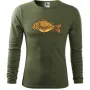 Pánské tričko pro rybáře s dlouhým rukávem – Angry Carp