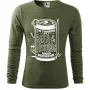 Pánské tričko pro rybáře s dlouhým rukávem – Beer & Fishing