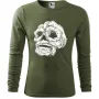 Pánské tričko pro rybáře s dlouhým rukávem – Fishing Skull