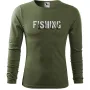 Pánské tričko pro rybáře s dlouhým rukávem – FISHING
